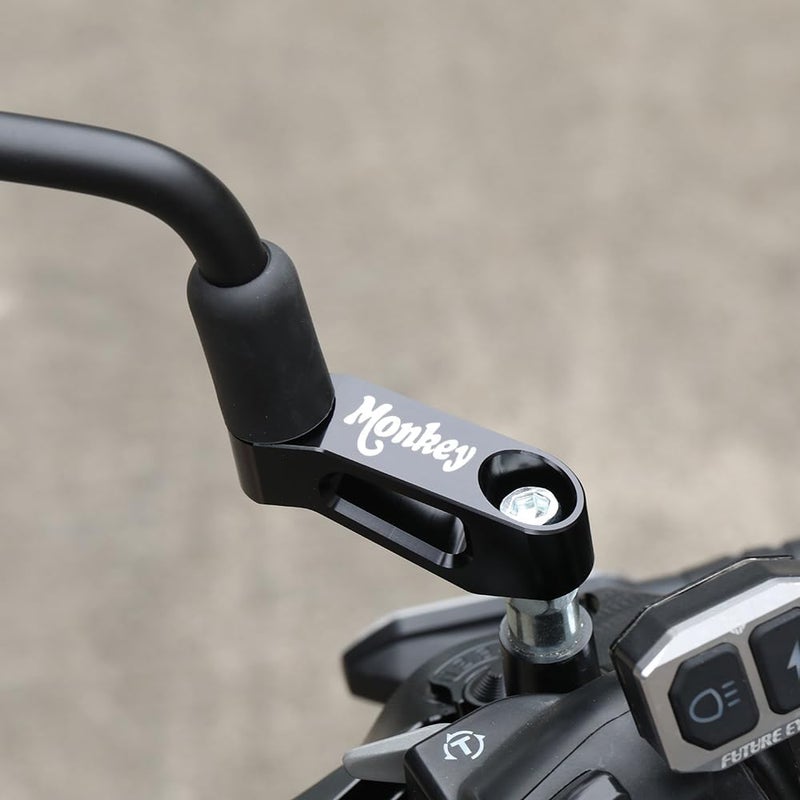 Modeer Compatible with Monkey 125 / Z125 Any year Motorcycle Rearview Mirror Risers Extenders monkey 125 Accessories (red) - Image 4